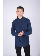 North 56°4 Πουκάμισο με Μακρύ Μανίκι Denim Small Pattern