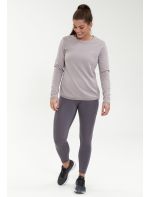 Endurance Μπλούζα L/S Leah Waffle Melange Loose Fit