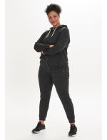 Q Plus Size Παντελόνι Φόρμας Olivia W Melange Sweat Pants