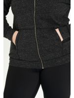 Q Plus Size Ζακέτα Olivia W Melange Sweat Hoody