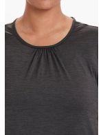 Q Plus Size T-shirt Bree W Melange S/S Tee