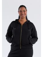Q Plus Size Ζακέτα Tiamo W Hoody Full Zip