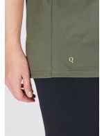 Q Plus Size T-shirt Candian W Mesh Tee