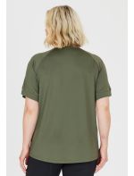 Q Plus Size T-shirt Candian W Mesh Tee