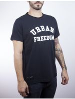 Hoodloom T-shirt με Τύπωμα Urban Freedom