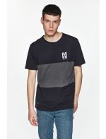 Hoodloom T-shirt 2χρωμο με Τύπωμα H