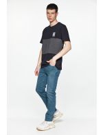 Hoodloom T-shirt 2χρωμο με Τύπωμα H