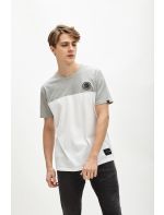 Hoodloom T-shirt Πικέ 2χρωμο