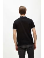 Hoodloom Πόλο Πικέ με Κοντό Μανίκι&Ριγέ Γιακά&5dots Logo