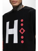 Hoodloom T-shirt με Τύπωμα H&Vertical Dots
