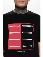 Hoodloom T-shirt με Τύπωμα Vertical 5Dots