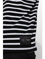 Hoodloom T-shirt Ριγέ με Τύπωμα FIVE