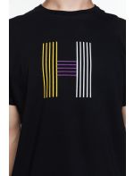 Hoodloom T-shirt με Τύπωμα H Lines