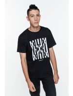 Hoodloom T-shirt με Τύπωμα 5Dots Striped