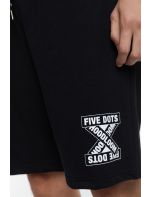 Hoodloom Βερμούδα με Τύπωμα X FIVE DOTS