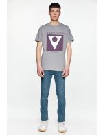 Hoodloom T-shirt με Τύπωμα Dot in Triangle