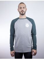 Hoodloom Μπλούζα με Μακρύ Μανίκι 2χρωμη&Τύπωμα