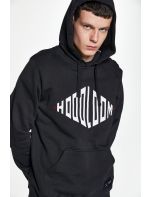 Hoodloom Μπλούζα Φούτερ με Κουκούλα&Τύπωμα Rhombus