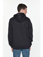 Hoodloom Μπλούζα Φούτερ με Κουκούλα&Τύπωμα Rhombus