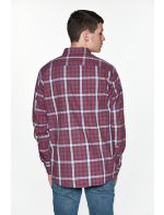Hoodloom Πουκάμισο με Μακρύ Μανίκι checked
