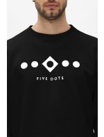 Hoodloom Μπλούζα Φούτερ με Τύπωμα 5 Dots