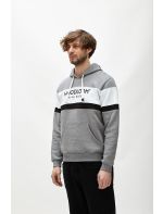 Hoodloom Μπλούζα Φούτερ με Κουκούλα 3χρωμη&Τύπωμα