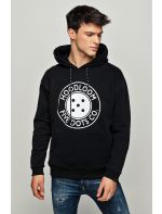Hoodloom Μπλούζα Φούτερ με Κουκούλα&Τύπωμα HL in Circle