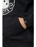 Hoodloom Μπλούζα Φούτερ με Κουκούλα&Τύπωμα HL in Circle