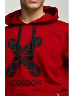 Hoodloom Μπλούζα Φούτερ με Κουκούλα&Τύπωμα X
