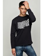 Hoodloom Μπλούζα με Μακρύ Μανίκι & Τύπωμα Freedom