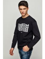 Hoodloom Μπλούζα με Μακρύ Μανίκι & Τύπωμα Freedom