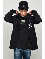 Hoodloom Ζακέτα Μακριά με Κουκούλα& Τύπωμα Five Dots