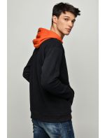 Hoodloom Μπλούζα Φούτερ με Κουκούλα 2χρωμη&Κέντημα
