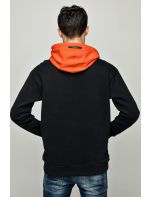 Hoodloom Μπλούζα Φούτερ με Κουκούλα 2χρωμη&Κέντημα