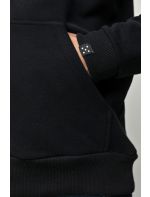 Hoodloom Μπλούζα Φούτερ με Κουκούλα 2χρωμη&Κέντημα