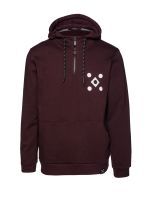 Hoodloom Μπλούζα Φούτερ με Κουκούλα, Φερμουάρ&Τύπωμα