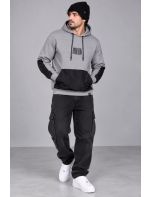 Hoodloom Μπλούζα Φούτερ με Κουκούλα&Κέντημα&Τσέπη