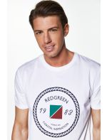 RedGreen T-shirt με Τύπωμα Circle Rope