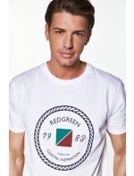 RedGreen T-shirt με Τύπωμα Circle Rope