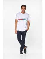 RedGreen T-shirt με Τύπωμα Logo&Stripes