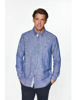 RedGreen Πουκάμισο με Μακρύ Μανίκι Denim Style