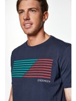 RedGreen T-shirt με Τύπωμα Color Lines