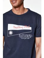 RedGreen T-shirt με Τύπωμα Yachting Club