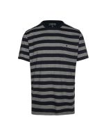RedGreen T-shirt Ριγέ με Τσέπη&Κέντημα Logo