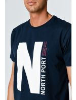 Snta T-shirt με Τύπωμα Big N NORTH PORT