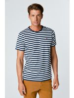 Snta T-shirt Ριγέ με Κέντημα Logo