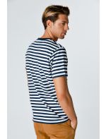 Snta T-shirt Ριγέ με Κέντημα Logo