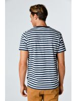 Snta T-shirt Ριγέ με Κέντημα Logo