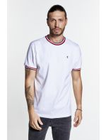 Snta T-shirt Πικέ με Κέντημα Logo&Ρίγε Λεπτ.