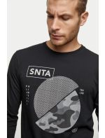 Snta Μπλούζα με Μακρύ Μανίκι&Τύπωμα Half Circles